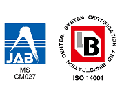適用規格: JIS Q 14001 : 2015 （ISO 14001：2015）